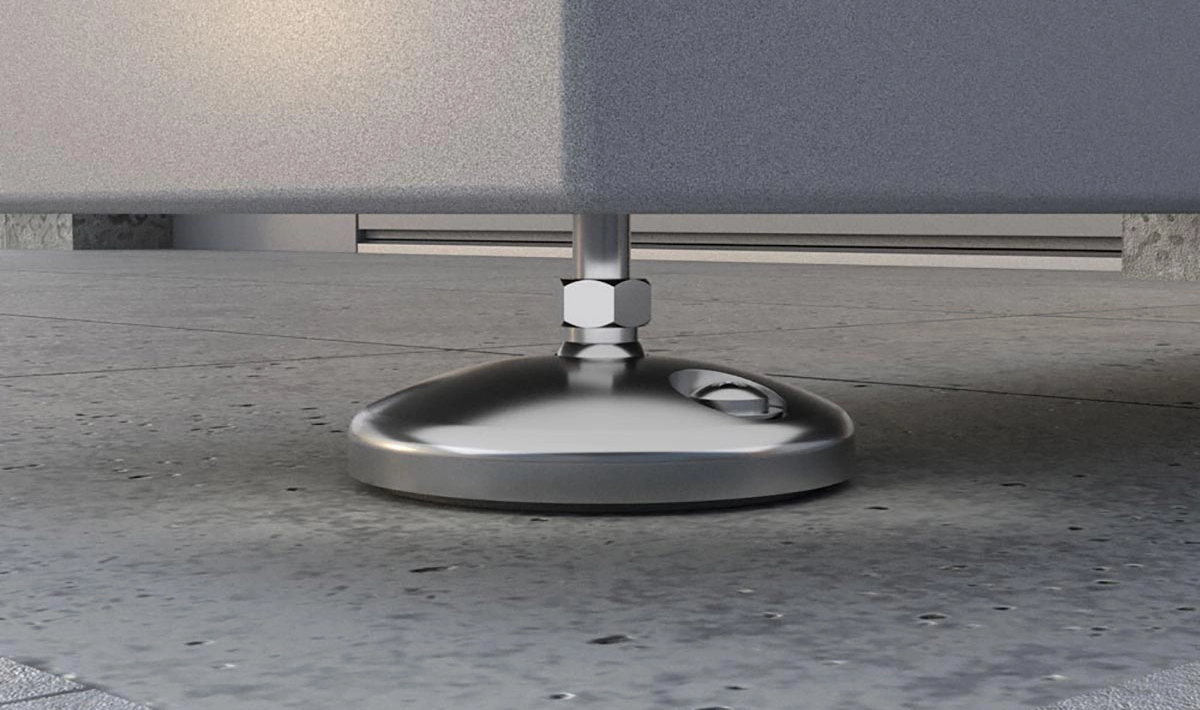 Halterung des Aluminium-Kasten-Vordachs KV 200 im Profil